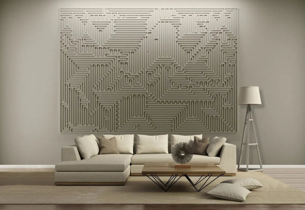 3D Gypsum Mural - ARCHETYPE - DecorMania.eu