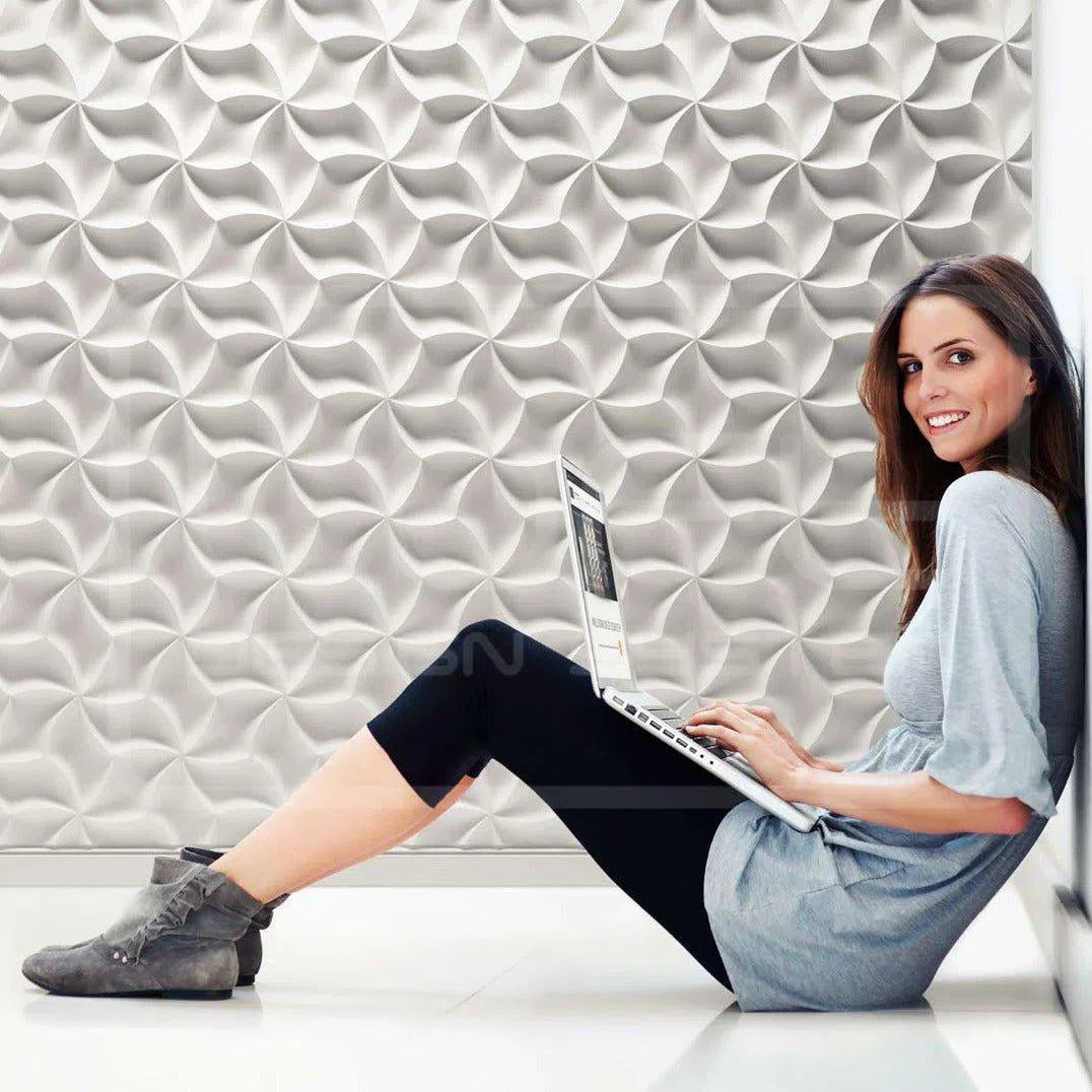 3D Wall Panel - MERINGUE - DecorMania.eu