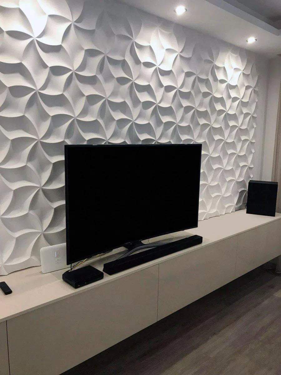 3D Wall Panel - MERINGUE - DecorMania.eu