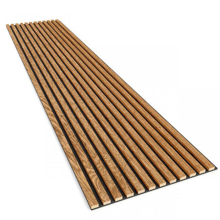 Acoustic Slats Panel - OAK Veneer - DecorMania.eu