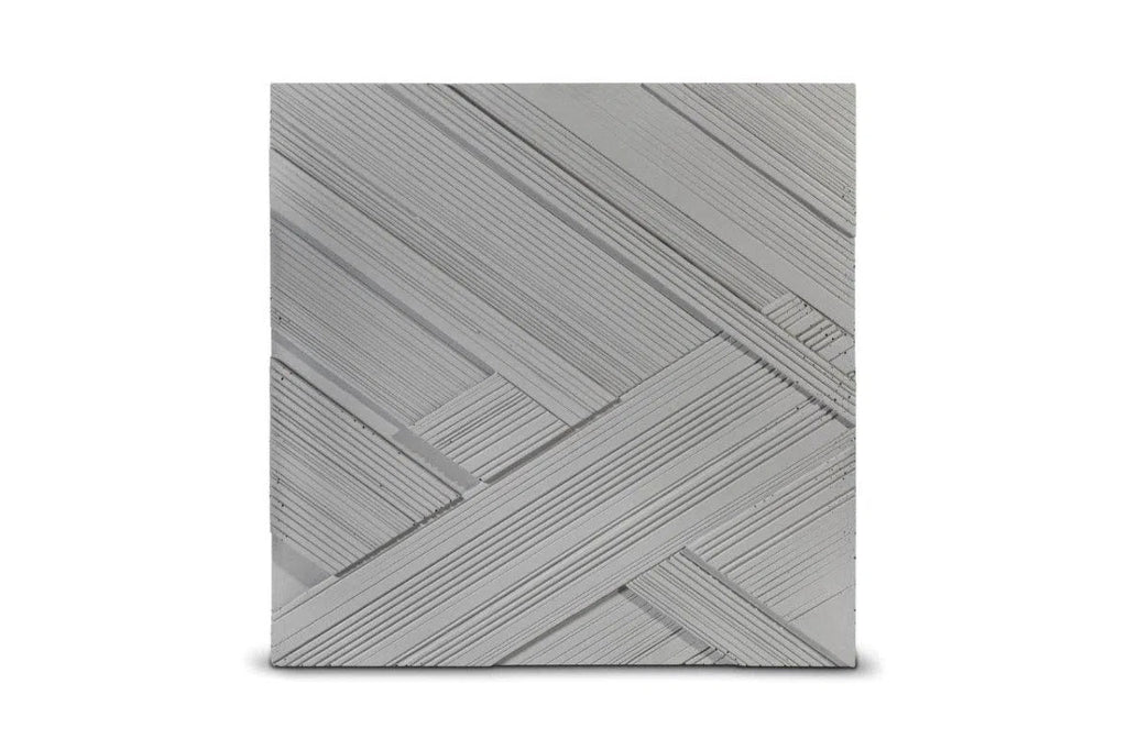 Concrete 3D Tile LUX - Box of 4 - DecorMania.eu