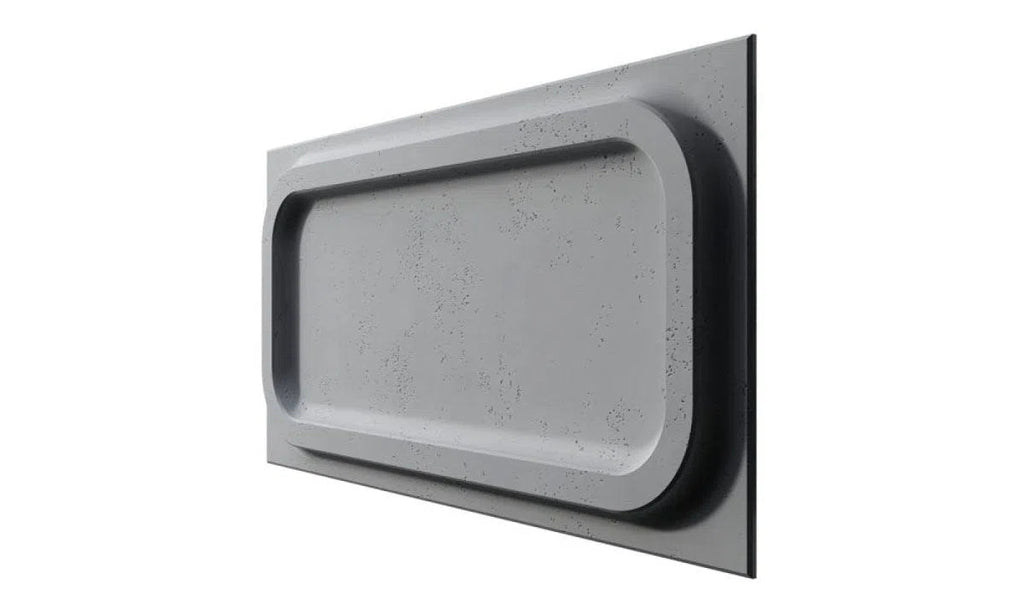 Concrete 3D Wall Panel PORTHOLE - DecorMania.eu