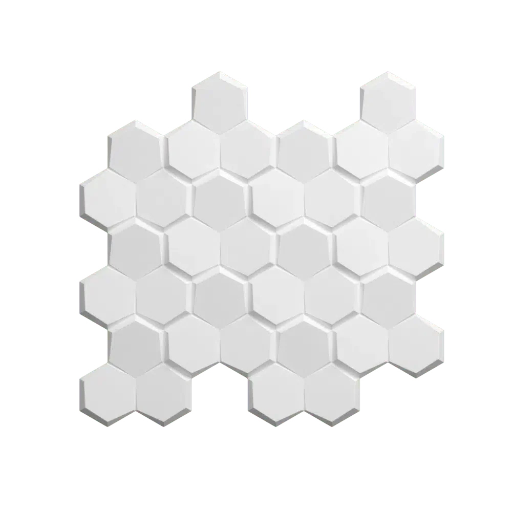 HEXA 3D Wall Panel EPS - 3D Polystyrene Wall Panels | DecorMania