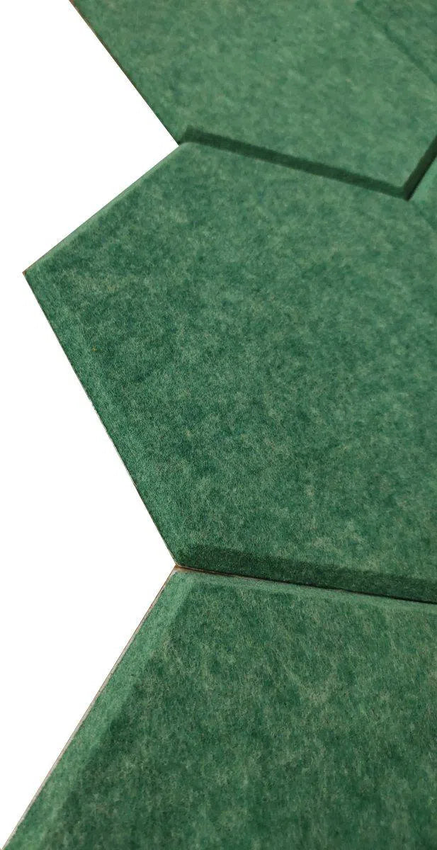 HEXA Felt 3D - DARK GREEN 3pcs. - DecorMania.eu