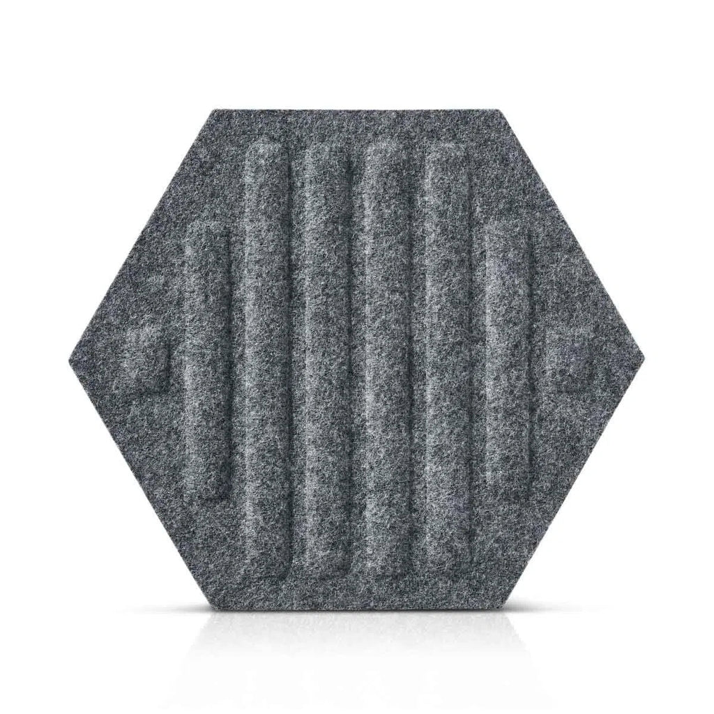 HEXA RIFT Felt Panel - GREY - DecorMania.eu