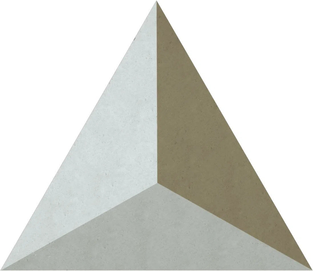 PYRAMIDE 3D concrete tile - sample - DecorMania.eu