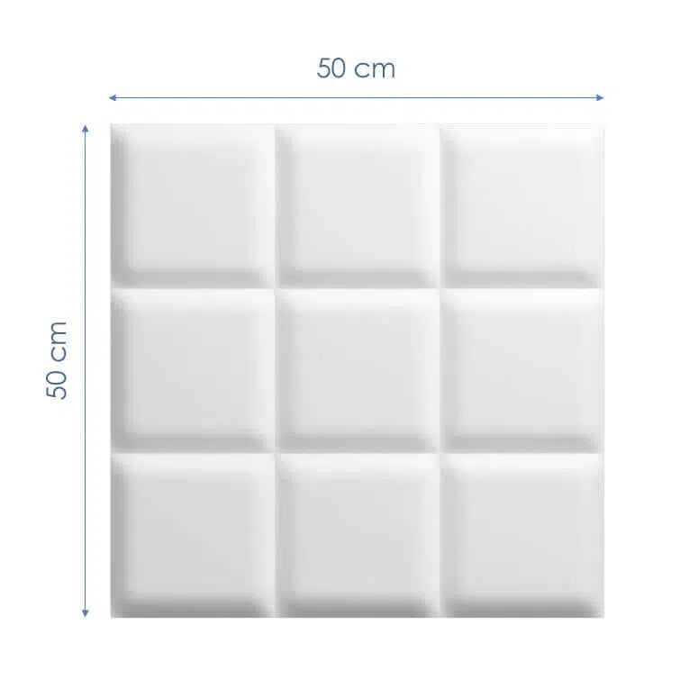 SQUARE 3D Wall Panel EPS - 3D Polystyrene Wall Panels | DecorMania