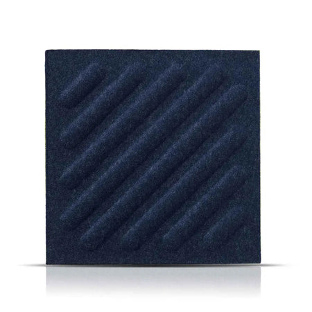 SQUARE RIFT 2 Felt Panel - NAVY - DecorMania.eu