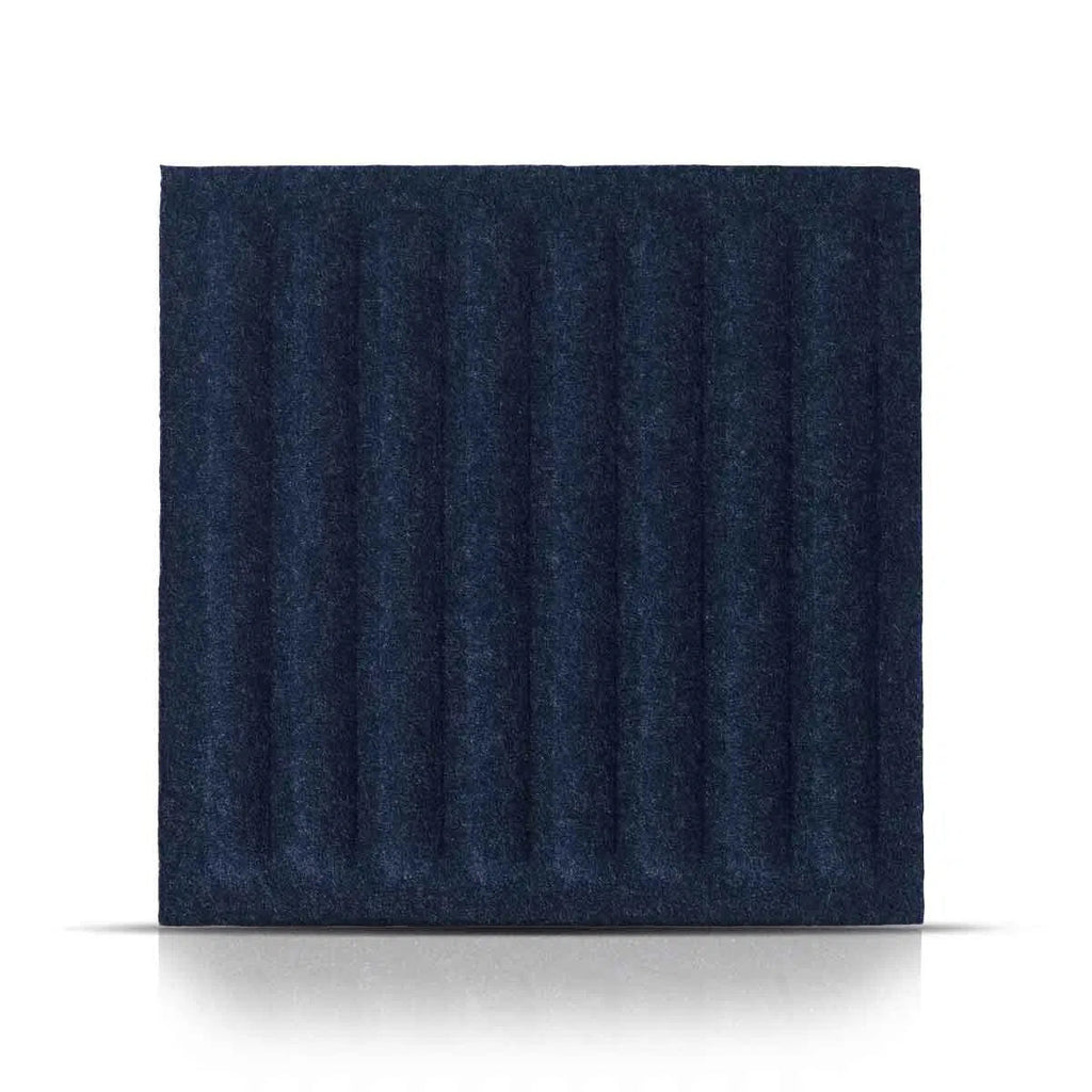 SQUARE RIFT Felt Panel - NAVY - DecorMania.eu